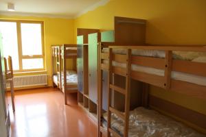 Vier-Bett-Zimmer im Schullandheim-Stern mit Waldblick